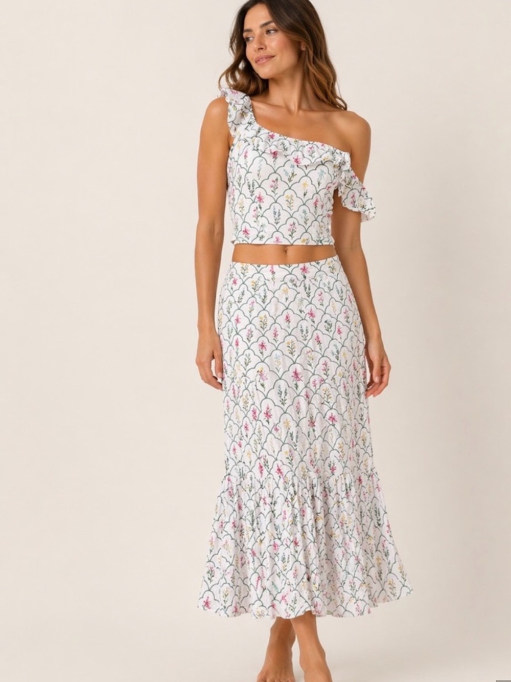 Roller Rabbit Wildflower Linen
Set S Top S Skirt NWT
